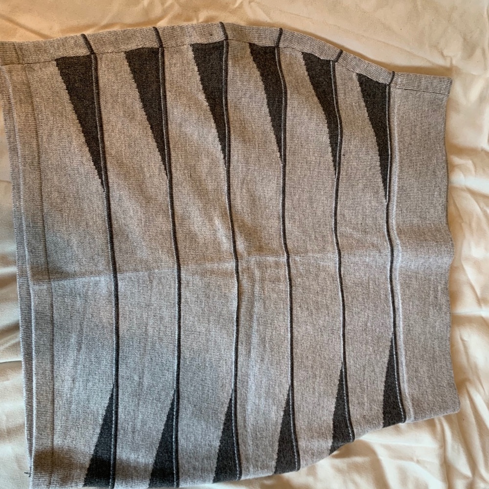 Gray Bodycon Skirt